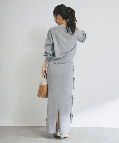 【La boutique BonBon】亮絲針織V領毛衣