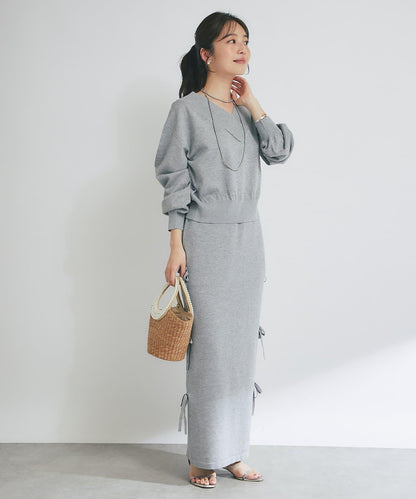 【La boutique BonBon】亮絲針織V領毛衣