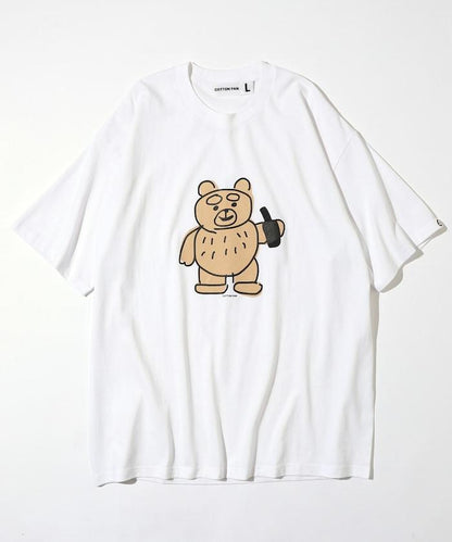 熊 前胸印花T恤 / CP25AW-FH005
