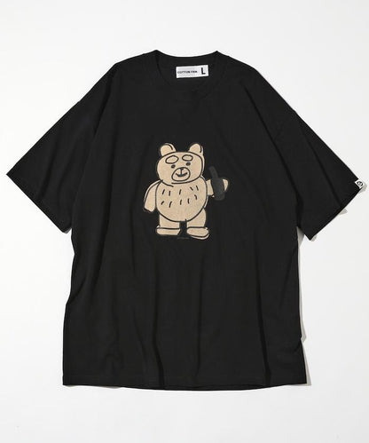 熊 前胸印花T恤 / CP25AW-FH005