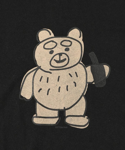 熊 前胸印花T恤 / CP25AW-FH005