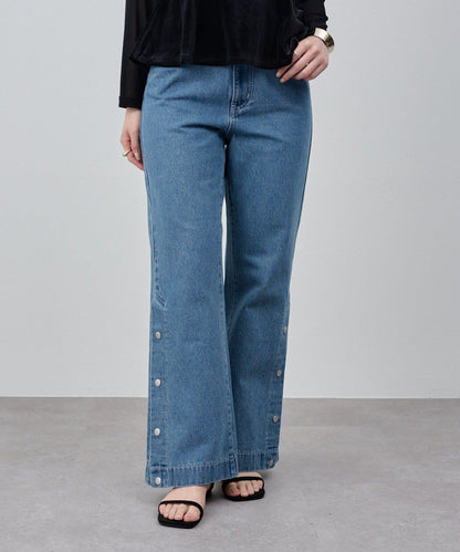 サイドボタンデニム