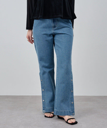 サイドボタンデニム