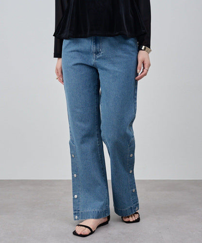 サイドボタンデニム