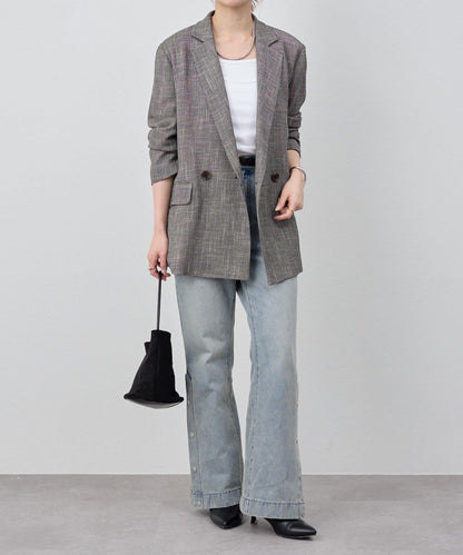 サイドボタンデニム