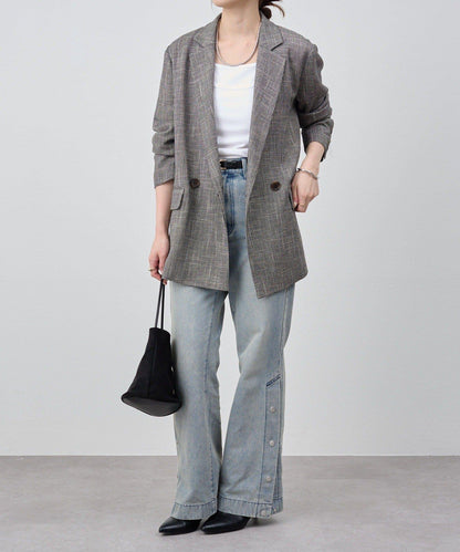 サイドボタンデニム