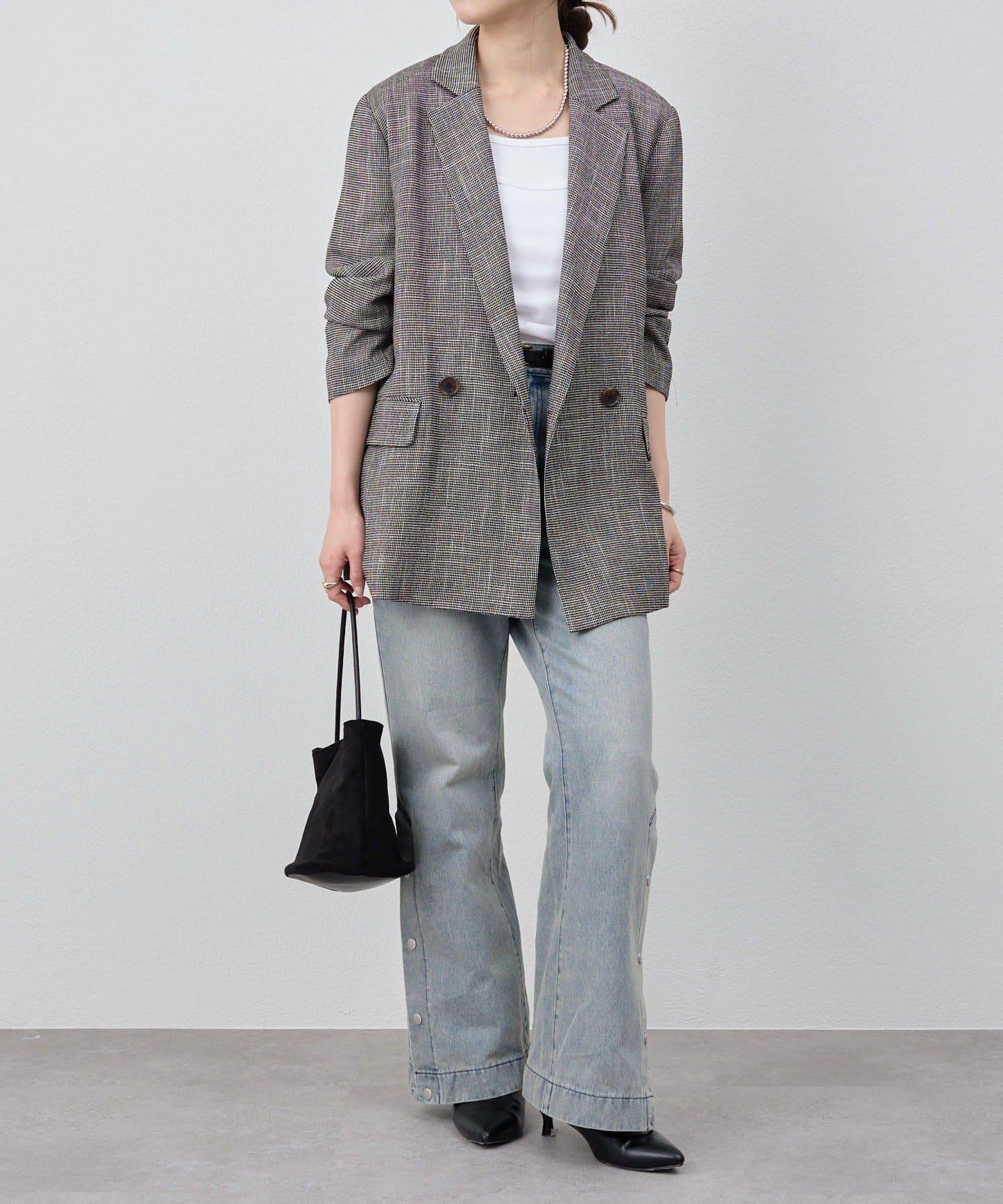 サイドボタンデニム