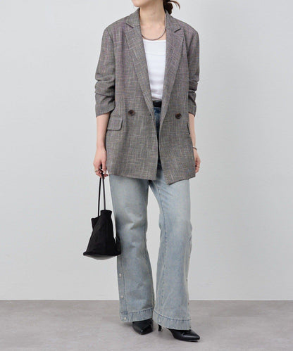 サイドボタンデニム