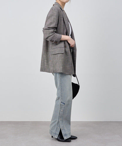 サイドボタンデニム