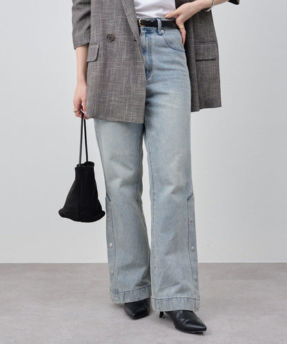 サイドボタンデニム