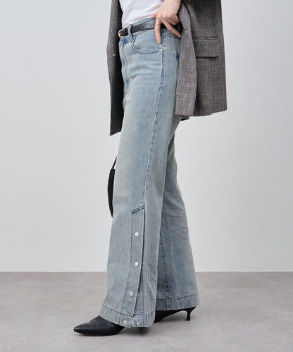 サイドボタンデニム