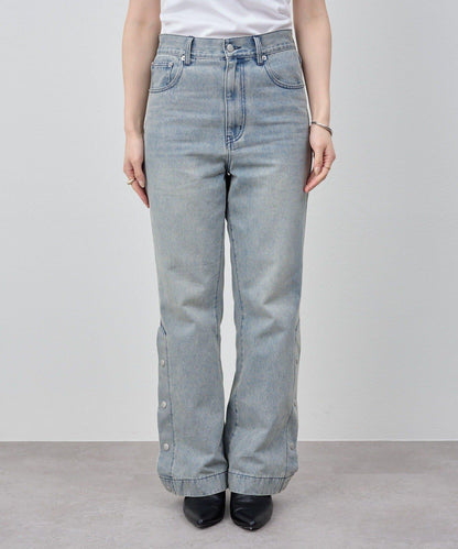 サイドボタンデニム