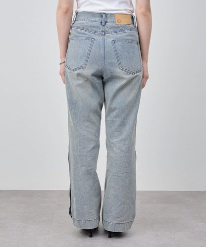 サイドボタンデニム