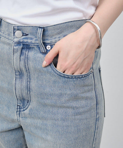 サイドボタンデニム