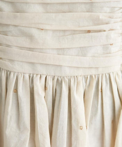 インド ラメドット バックオープンキャミソール