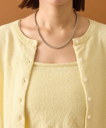 波紋邊蕾絲開衫套裝