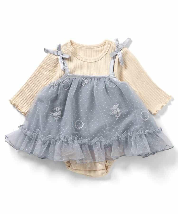 【連衣裙】蕾絲連體褲襯衫