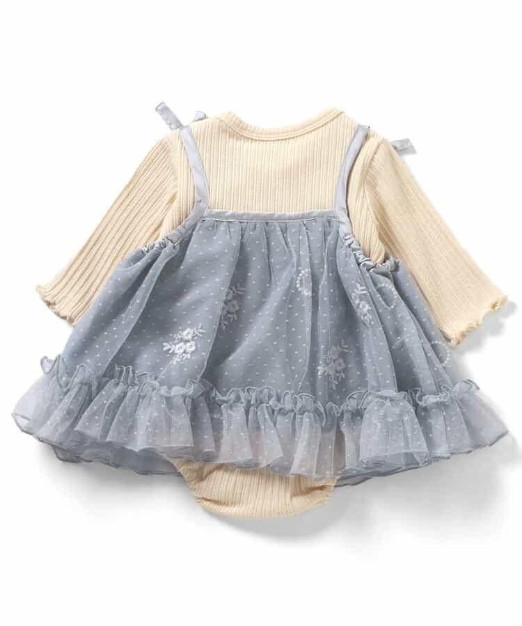 【連衣裙】蕾絲連體褲襯衫