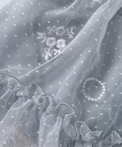 【連衣裙】蕾絲連體褲襯衫