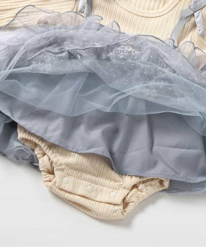 【連衣裙】蕾絲連體褲襯衫