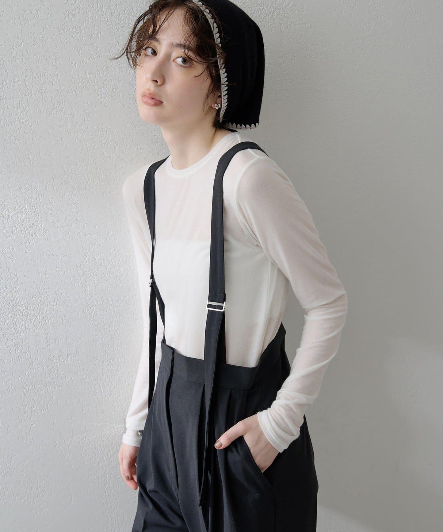 【THE PAUSE】高密度針織套頭衫