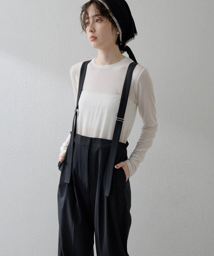 【THE PAUSE】透視長袖T恤