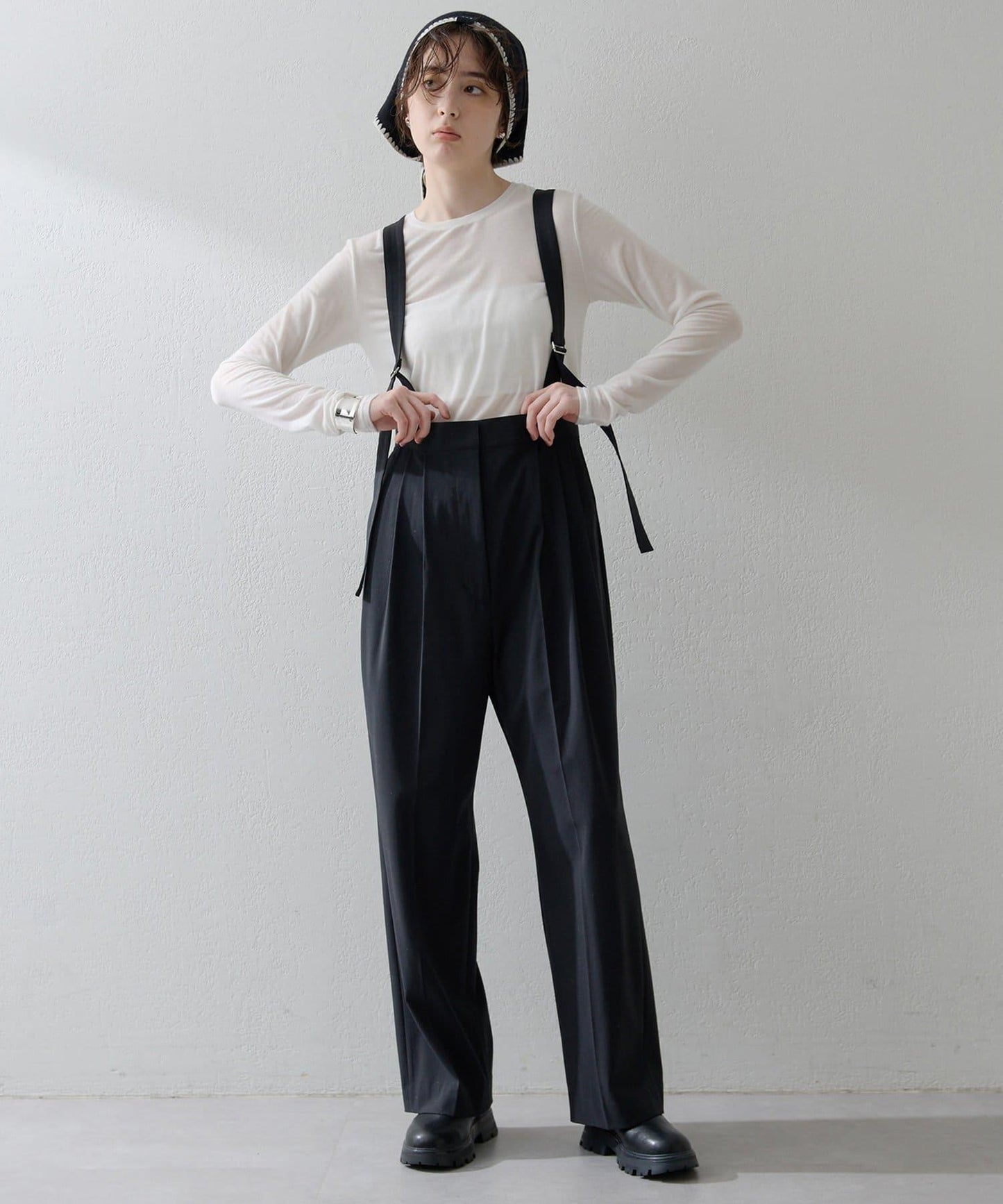 【THE PAUSE】高密度針織套頭衫