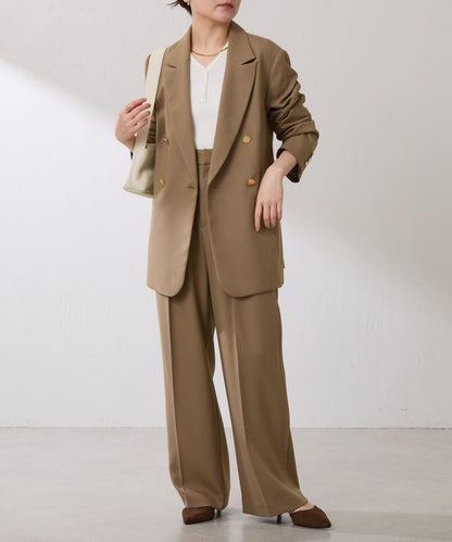 【復古款商品】羊毛仿製雙排扣夾克/卡帶服