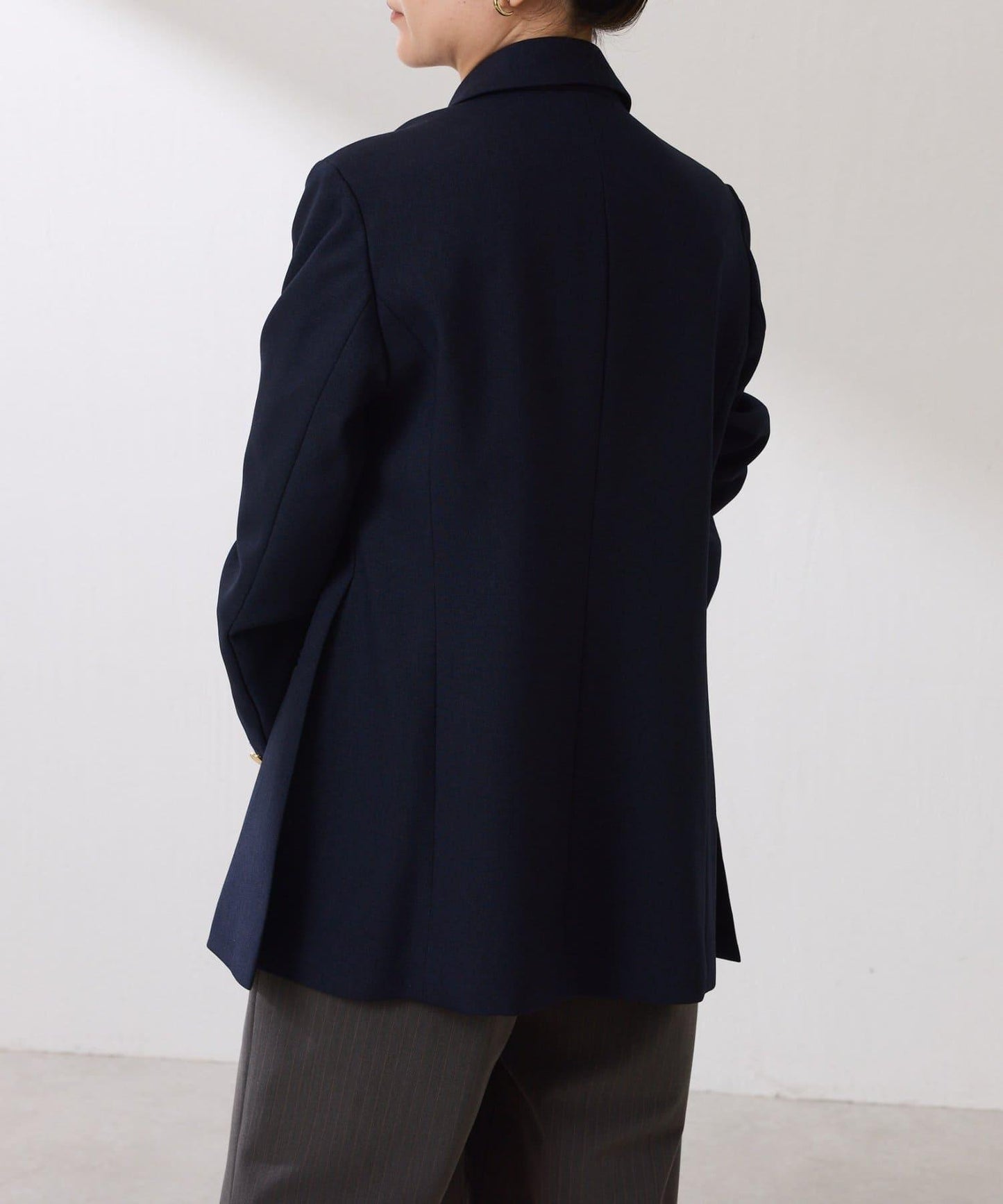 【復古款商品】羊毛仿製雙排扣夾克/卡帶服