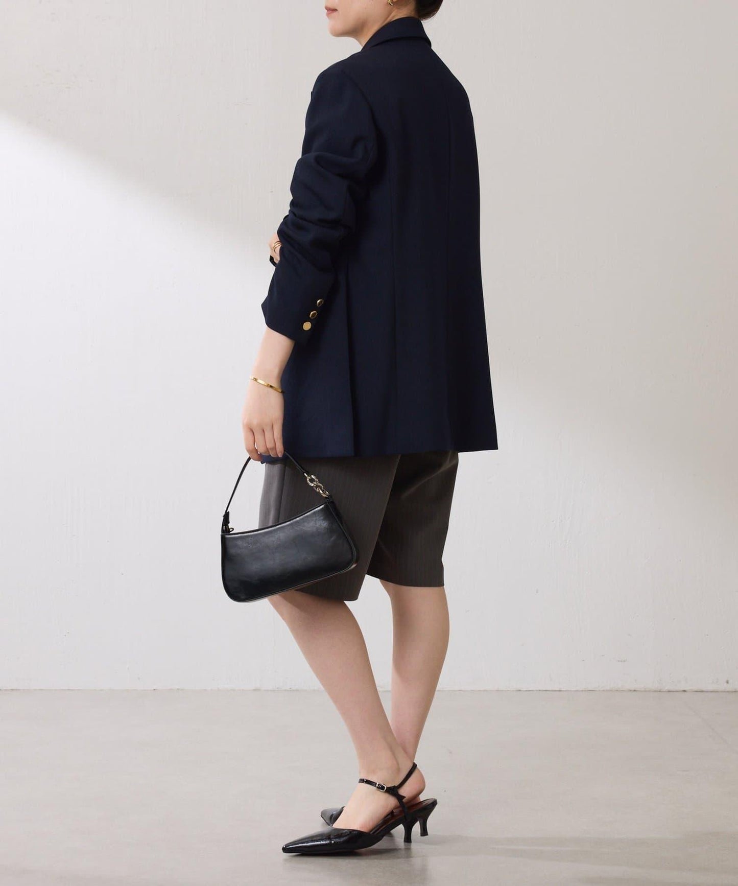 【復古款商品】羊毛仿製雙排扣夾克/卡帶服