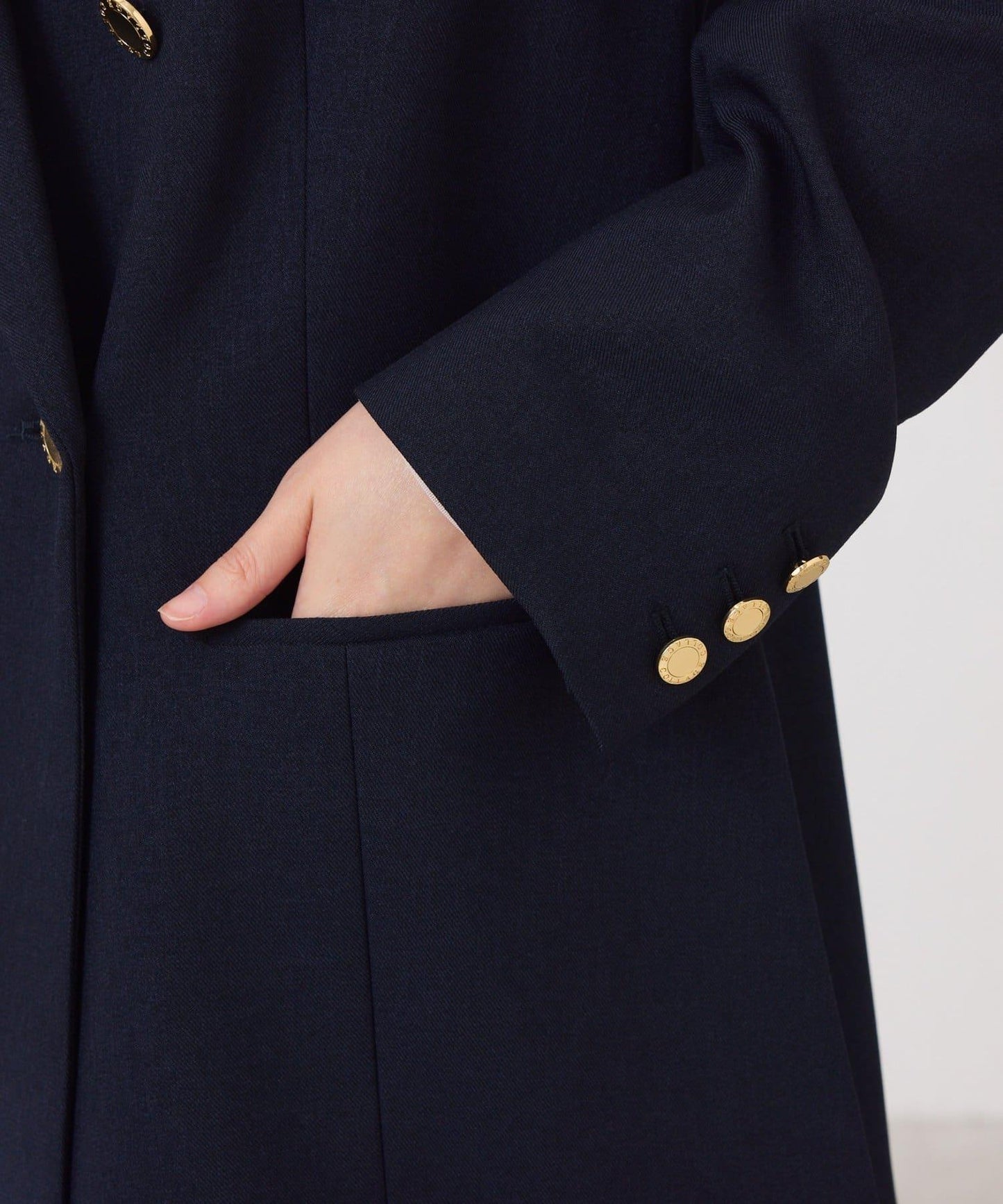 【復古款商品】羊毛仿製雙排扣夾克/卡帶服