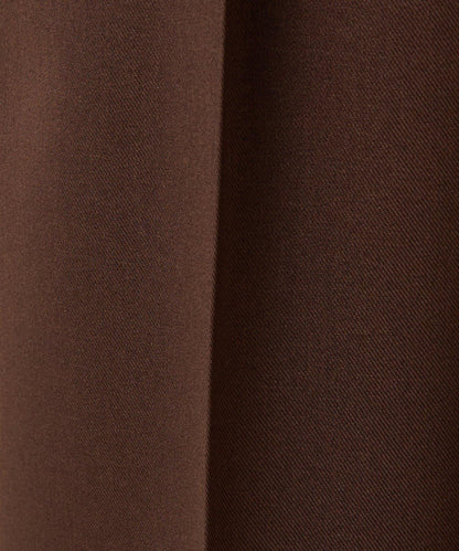 【復古/修飾腿部線條】羊毛感折褶褲/卡塞特服