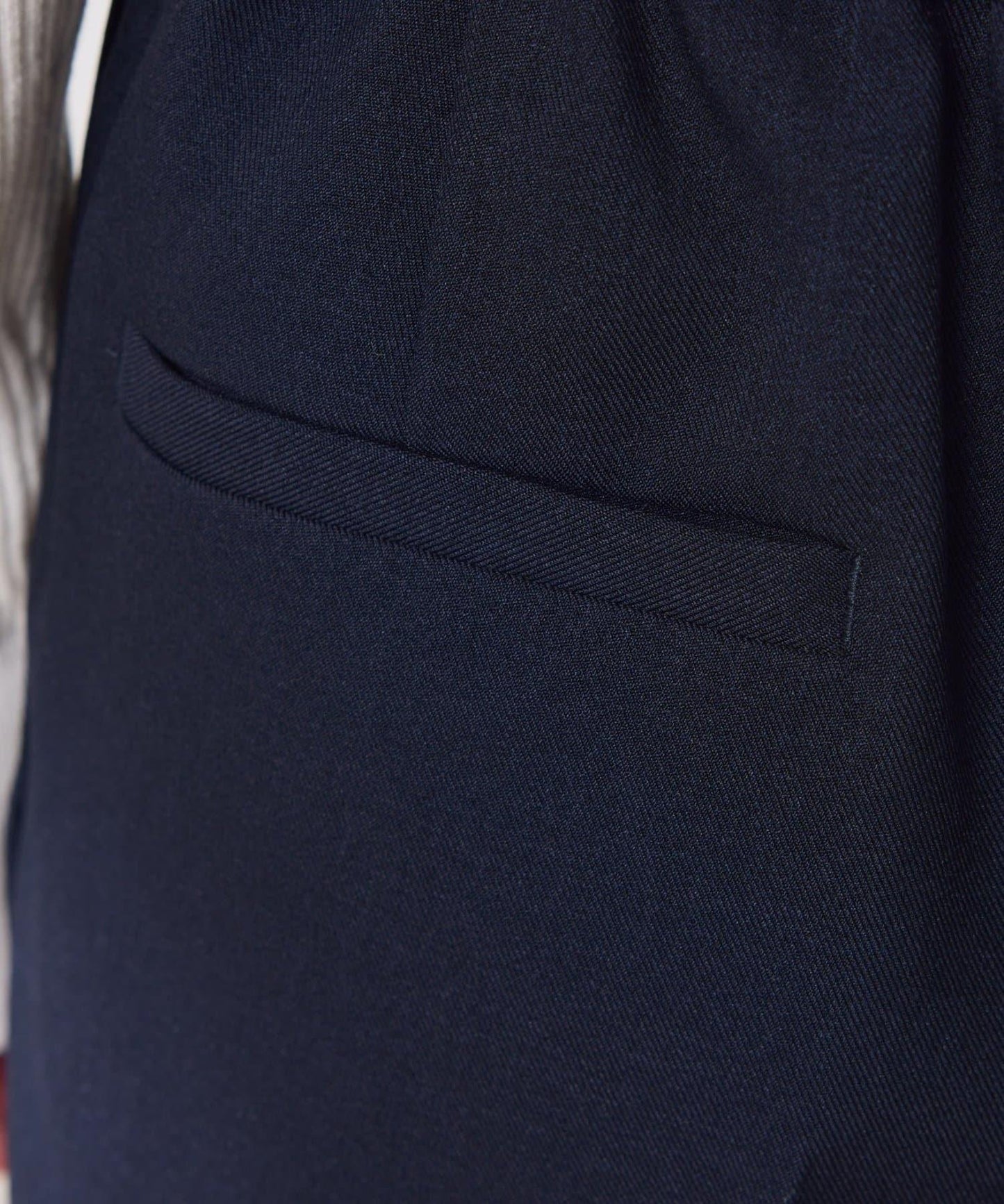 【復古/修飾腿部線條】羊毛感折褶褲/卡塞特服