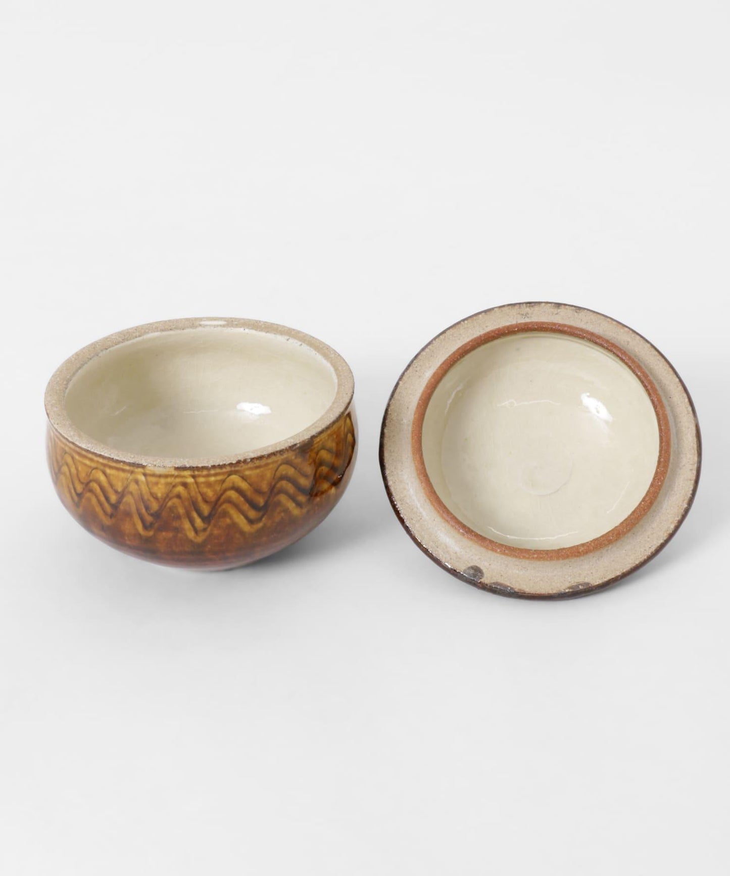 小代燒井上尚之 帶蓋中號容器