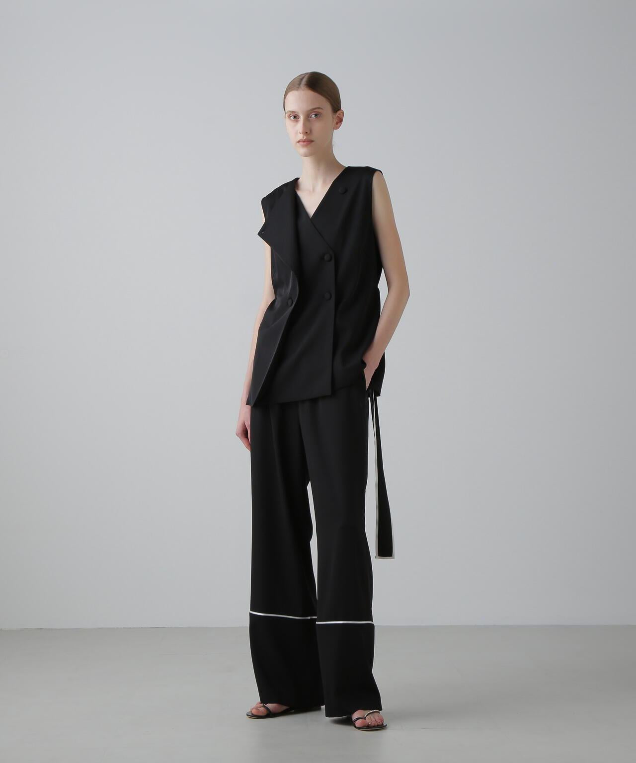 彈力雙面呢馬甲