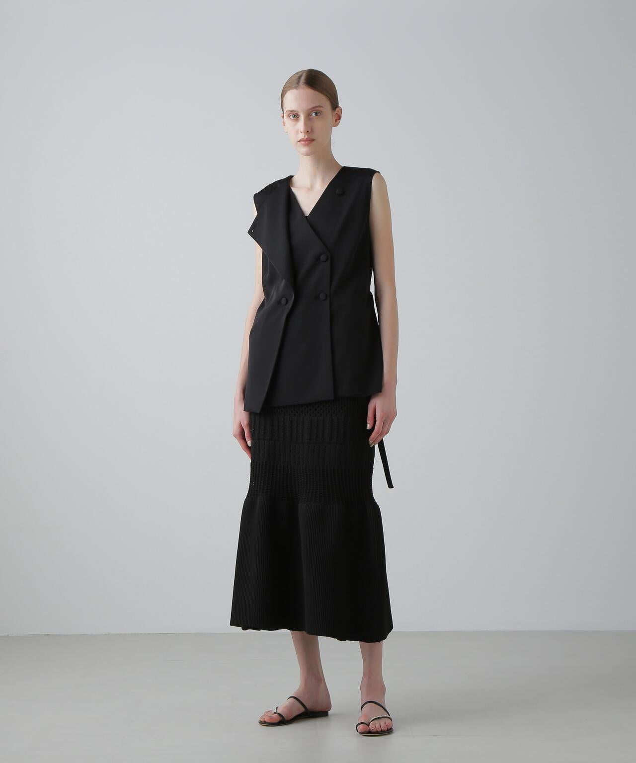 彈力雙面呢馬甲