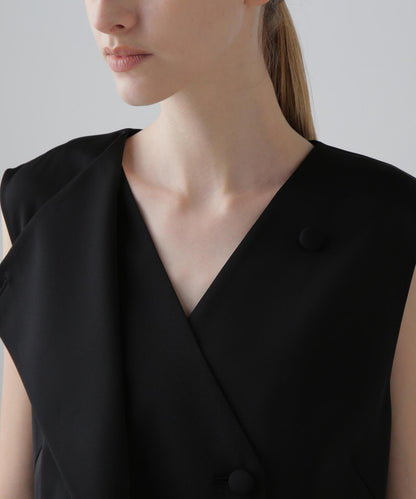 彈力雙面呢馬甲