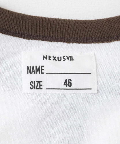 寬鬆版 拼色設計 NEXUSVII. IVY LOOSE RINGER T-SHIRTS T恤