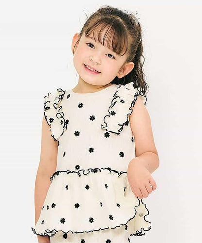 華夫餅邊蓬鬆T恤