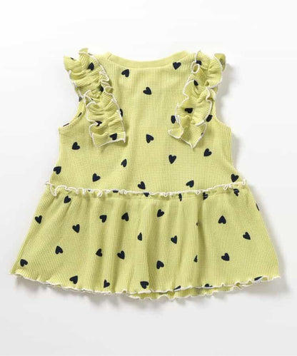 華夫餅邊蓬鬆T恤