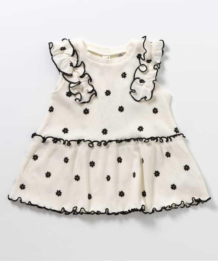 華夫餅邊蓬鬆T恤