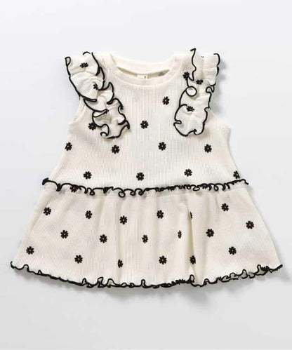 華夫餅邊蓬鬆T恤