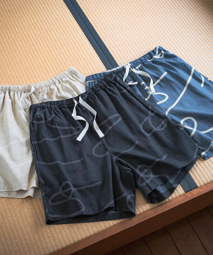 SENTO-GRASHI 「ゆ」印花 短褲 pants (short)