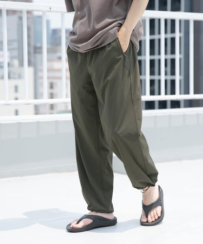 尼龍彈力休閒褲