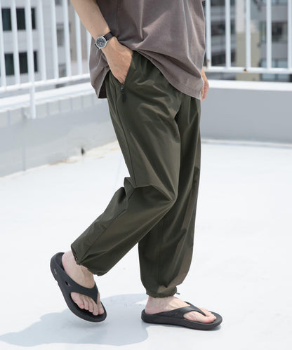 尼龍彈力休閒褲