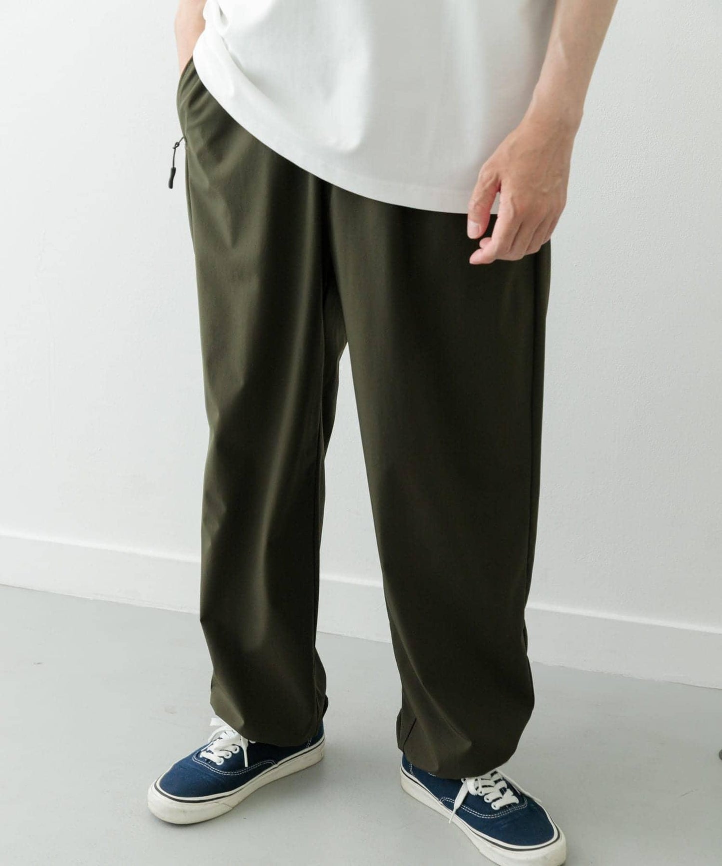 尼龍彈力休閒褲
