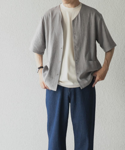 F.S. V領短袖襯衫