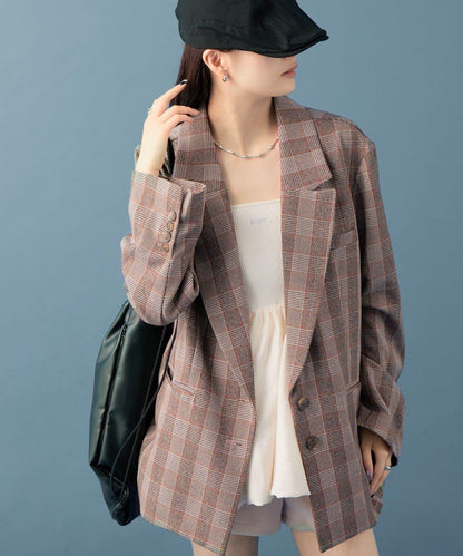 【mystic】格紋西裝外套