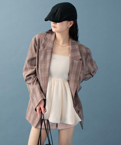 【mystic】格紋西裝外套