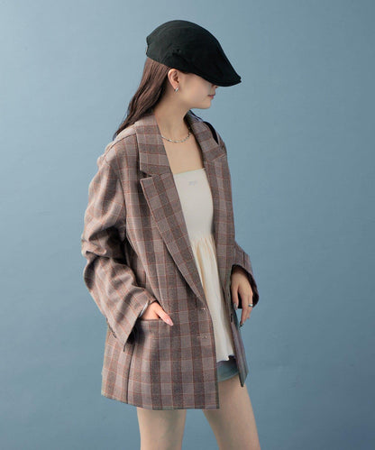 【mystic】格紋西裝外套